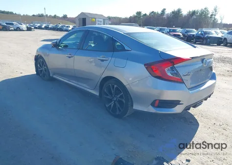 2019 Honda Civic Sport из США, поврежденный, VIN 2HGFC2F8XKH602463